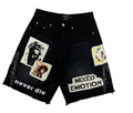 Mixed Emotion Black “Chaos” Carpenter Shorts Black
