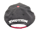 Mixed Emotion SnapBack Rhinestone Black Red