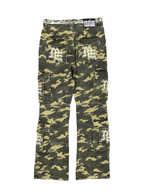 Mixed Emotion Camo Cargo Pants